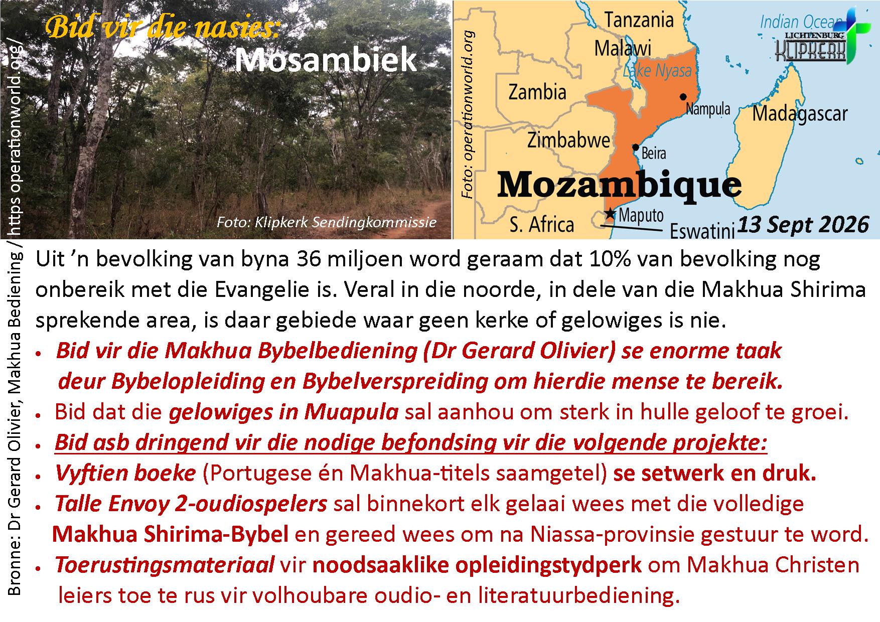 bid vir die nasies, Onbereiktes, klipkerk wereldfokus