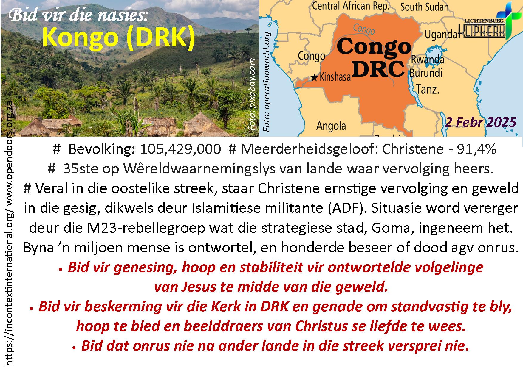 bid vir die nasies, Sirie, klipkerk wereldfokus