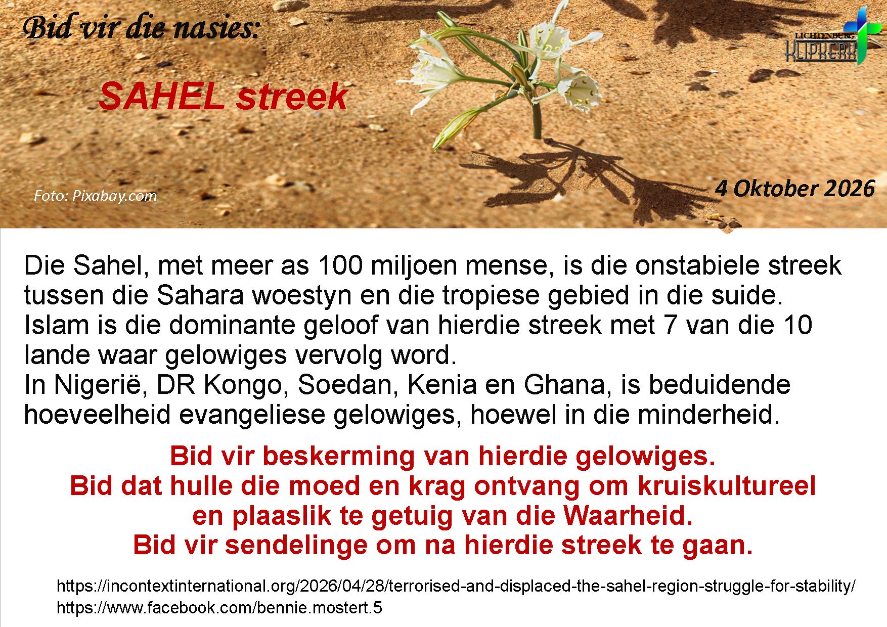 bid vir die nasies, Onbereiktes, klipkerk wereldfokus