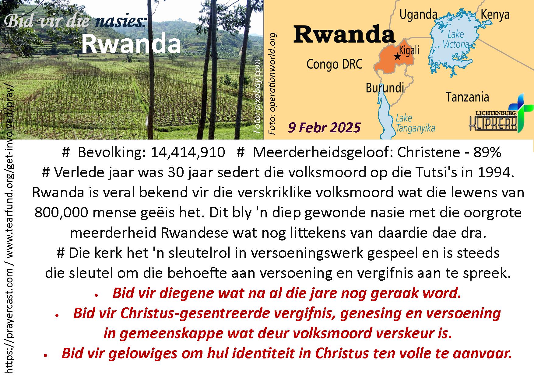 bid vir die nasies, Sirie, klipkerk wereldfokus